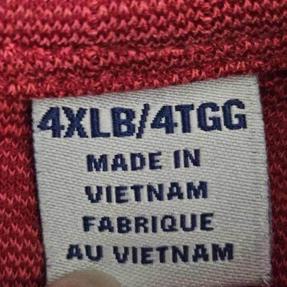 Tommy Bahama Polo Shirt Mens 4XLB Floral Miramar Blooms Red Tampa Bay Buccaneers - Picture 8 of 12